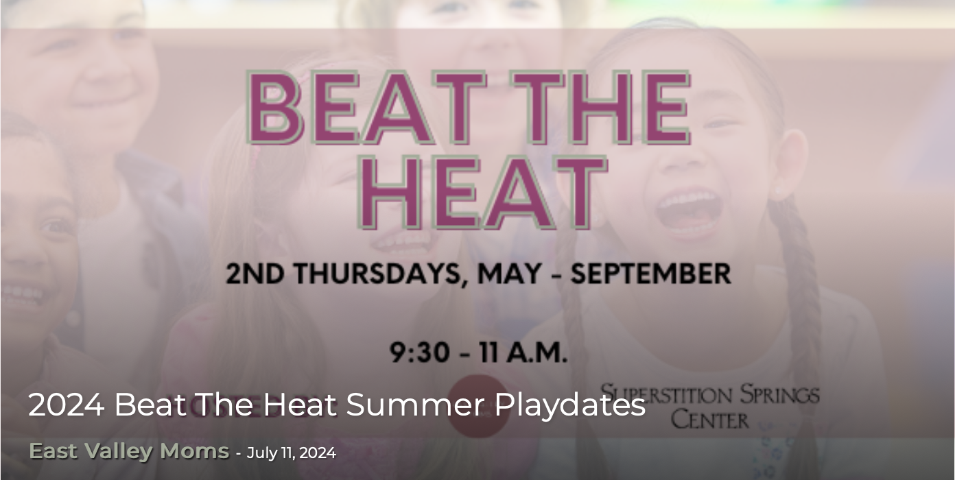 2024 Beat the Heat Summer Playdates